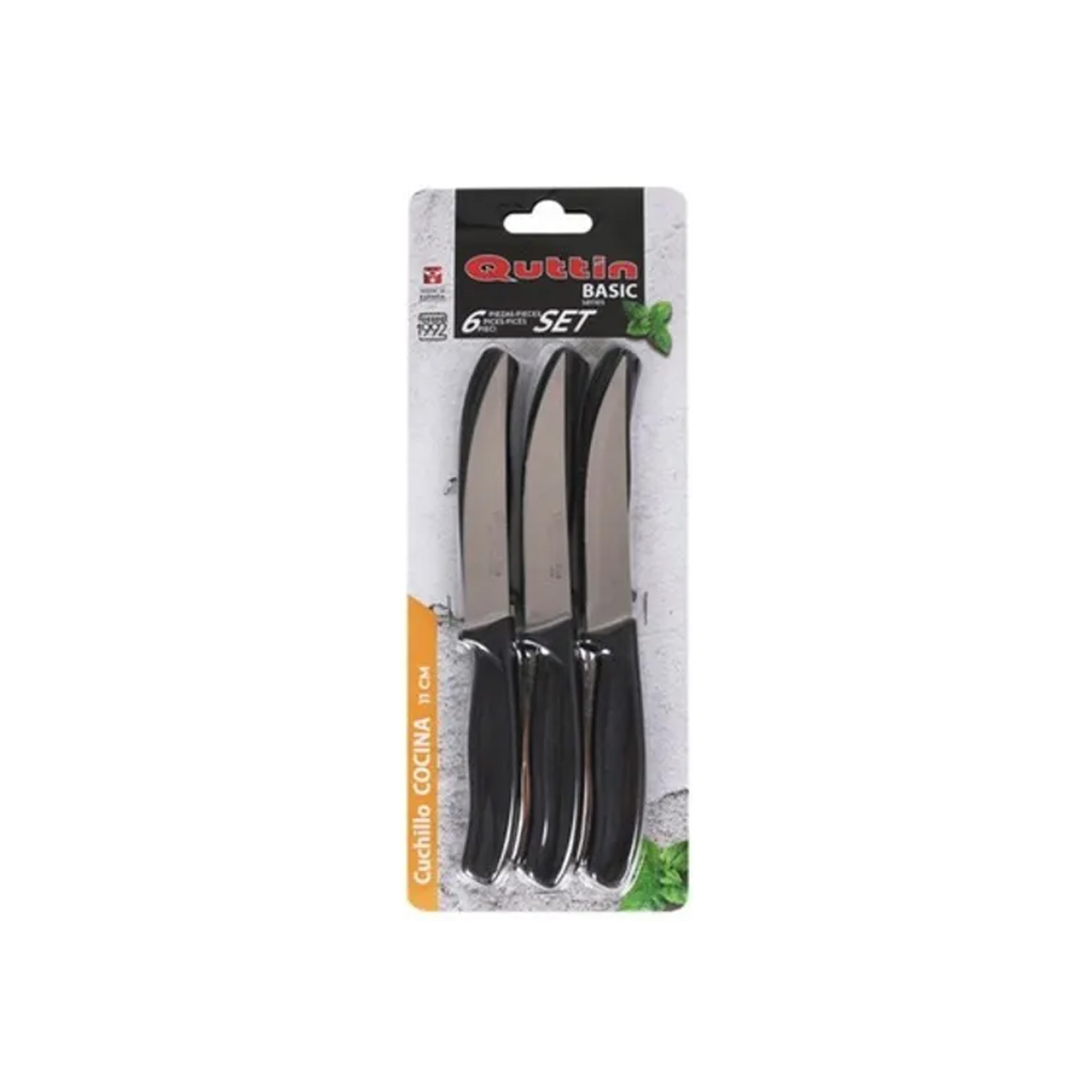 Faca Basic 11CM Pack 6