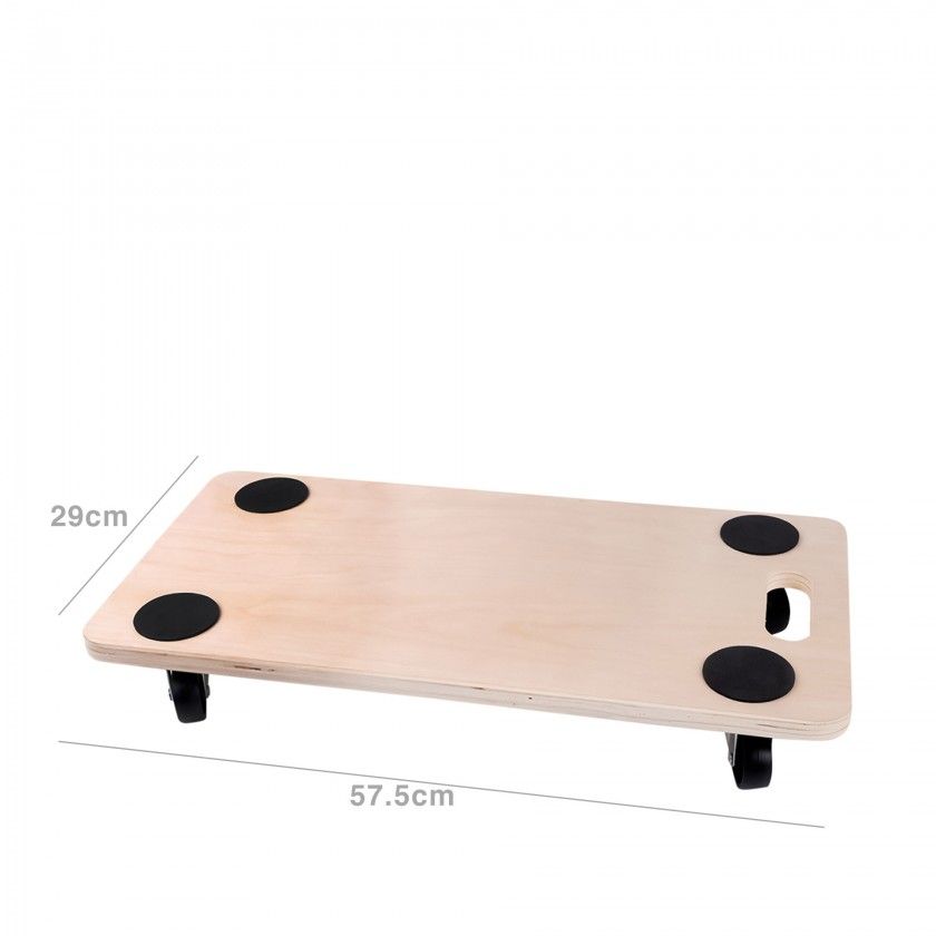 Base Madeira com Rodas 57.5X29X2CM