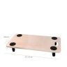 Base Madeira com Rodas 57.5X29X2CM Base Madeira com Rodas 57.5X29X2CM