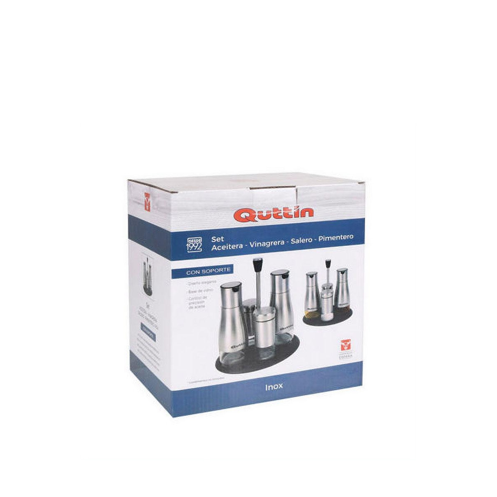 Galheteiro Inox 4 Peças