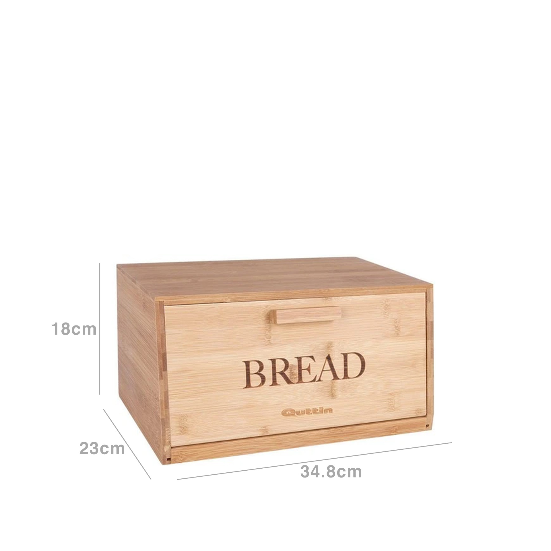 Caixa Pão Bambu 34.8X23X18CM