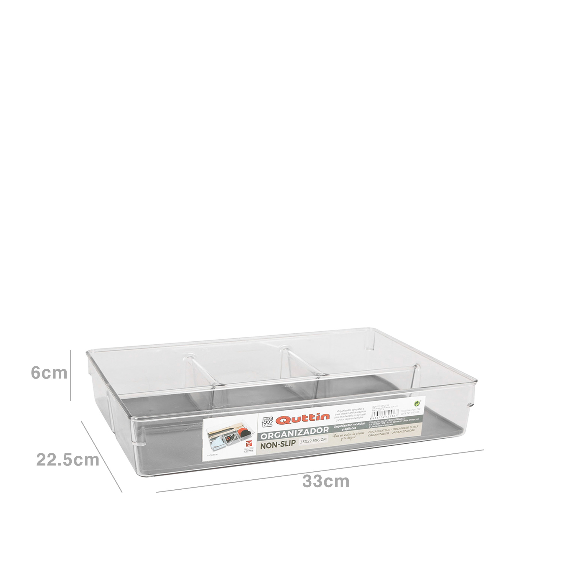 Organizador 33X22.5X6cm