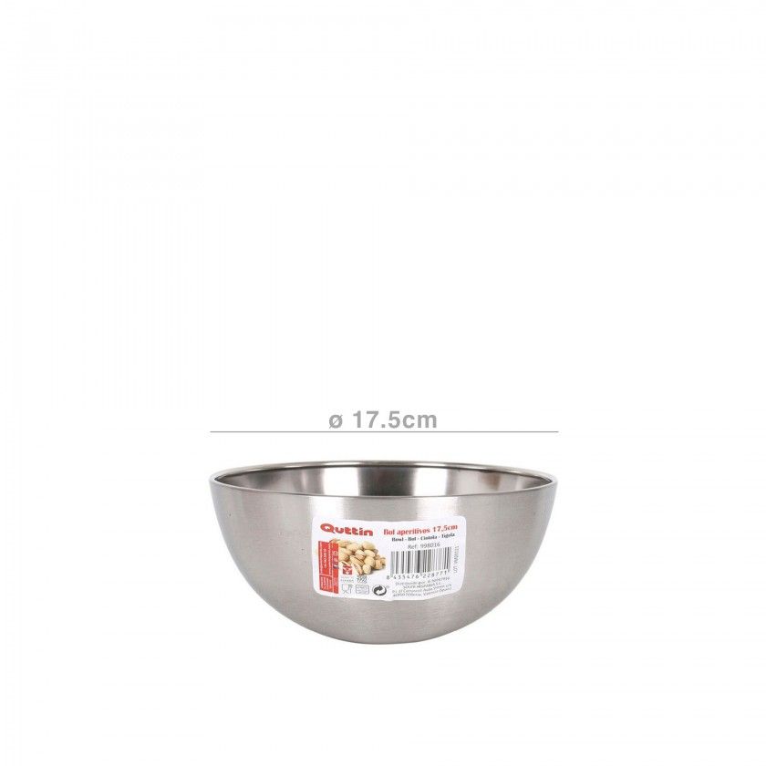 Taça Inox 17.5cm Taça Inox 17.5cm
