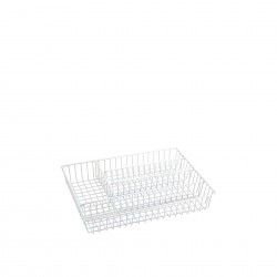 Organizador Multiusos Metal Branco 36X26X4.5CM