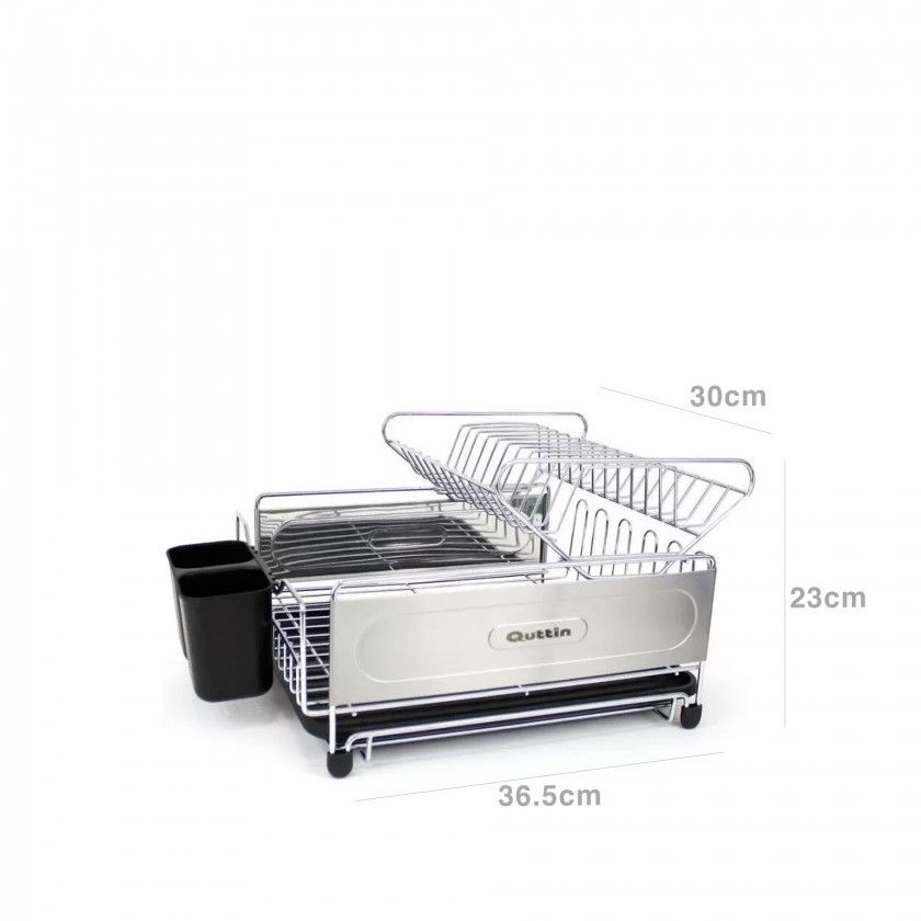 Escorredor Pratos Metal com Tabuleiro 36.5X30X23cm Escorredor Pratos Metal com Tabuleiro 36.5X30X23cm