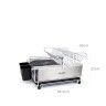 Escorredor Pratos Metal com Tabuleiro 36.5X30X23cm Escorredor Pratos Metal com Tabuleiro 36.5X30X23cm