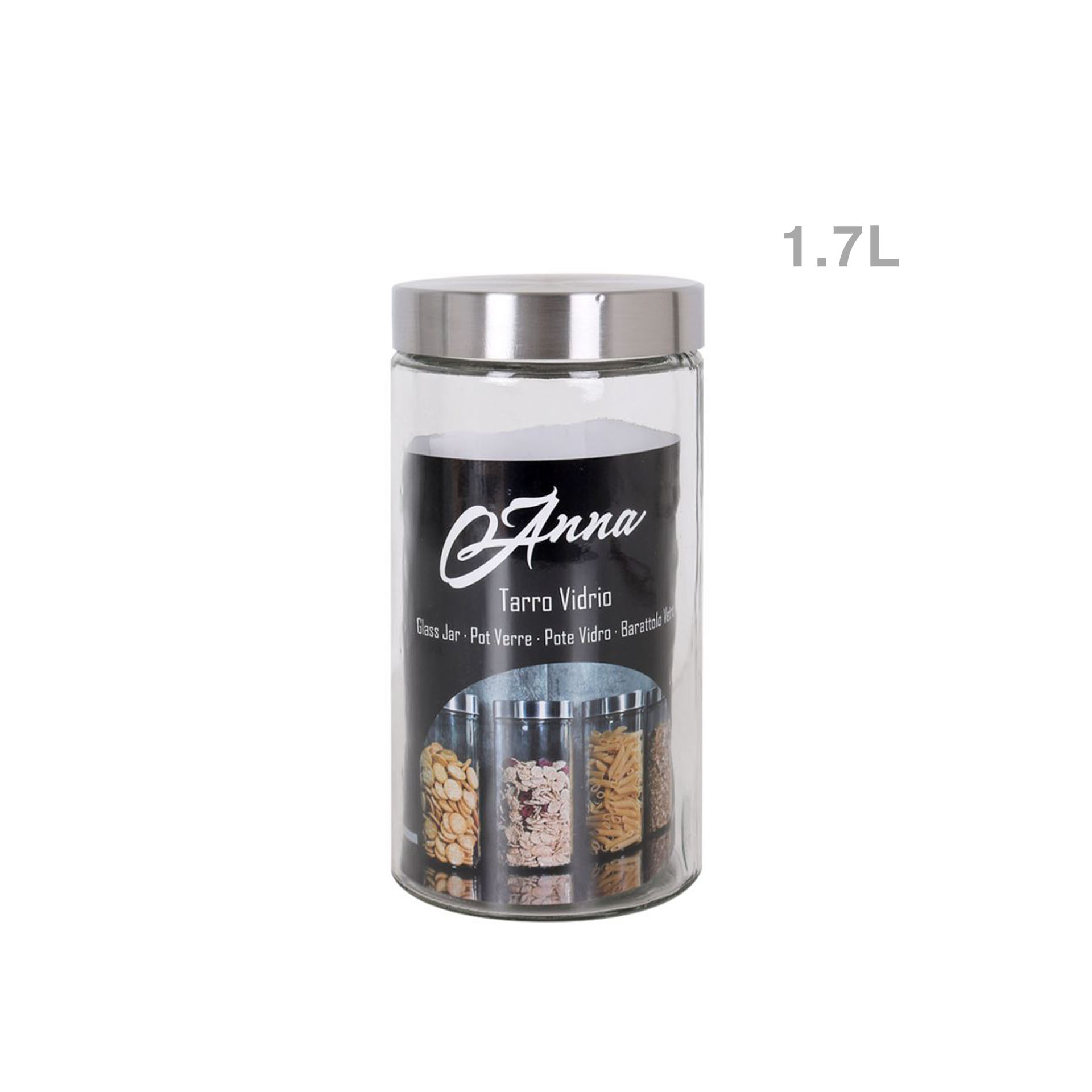 Frasco Hermético Anna Metal 1700ml