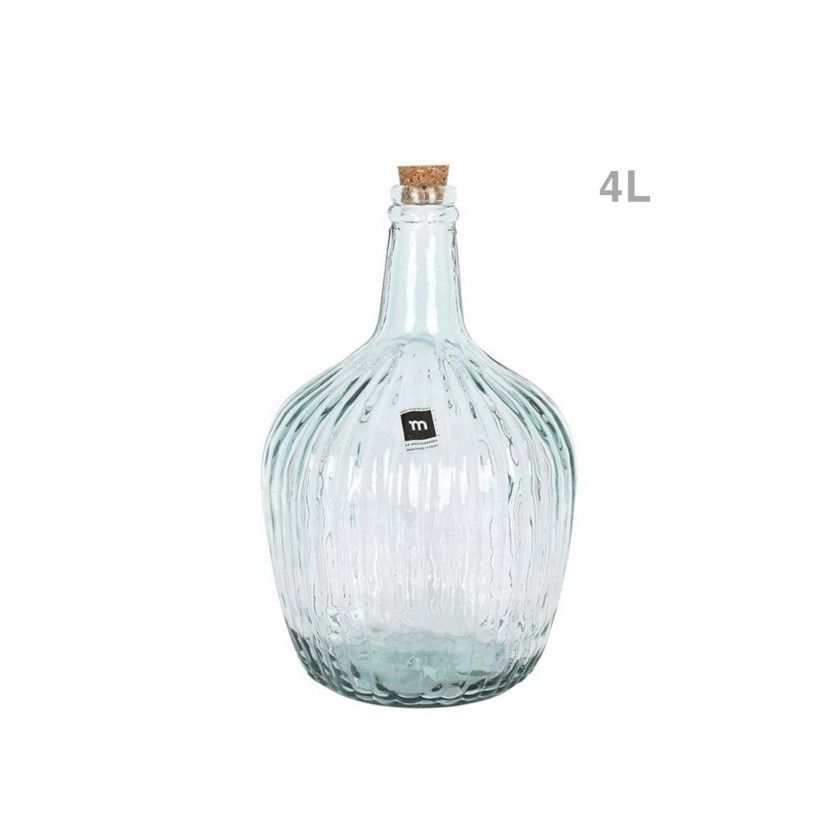 Garrafa Vidro Apple com Tampa 4L Garrafa Vidro Apple com Tampa 4L