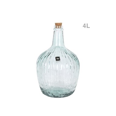 Garrafa Vidro Apple com Tampa 4L