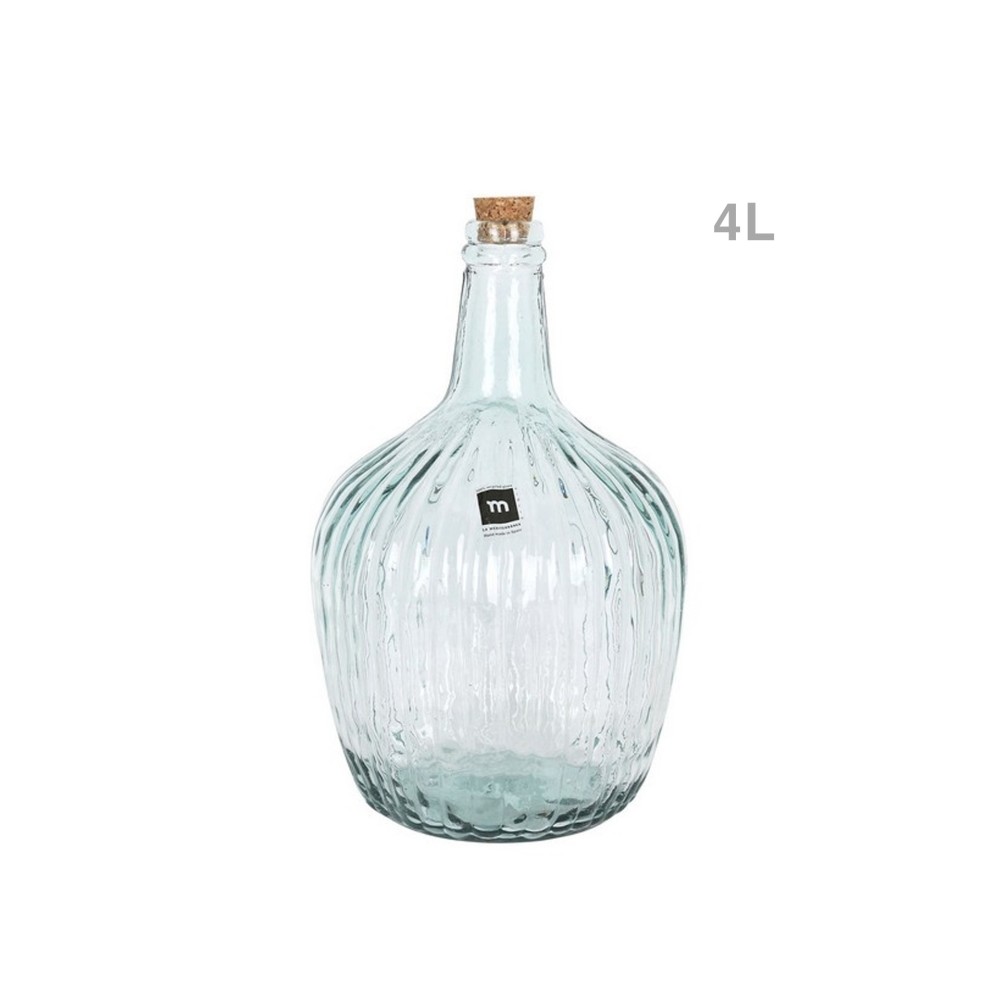 Garrafa Vidro Apple com Tampa 4L