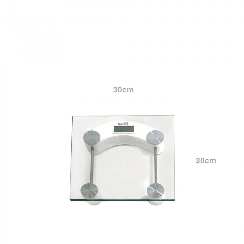 Balança Digital Wc Vidro Quadrado 150Kg 30X30X3.5cm Balança Digital Wc Vidro Quadrado 150Kg 30X30X3.5cm