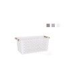Cesto Multiusos Asas Madeira 26X14.5X12cm Cesto Multiusos Asas Madeira 26X14.5X12cm