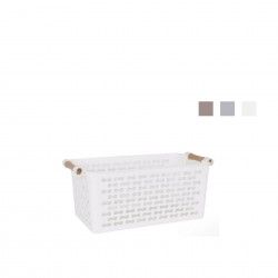 Cesto Multiusos Asas Madeira 26X14.5X12cm