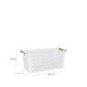 Cesto Multiusos Asas Madeira 26X14.5X12cm Cesto Multiusos Asas Madeira 26X14.5X12cm