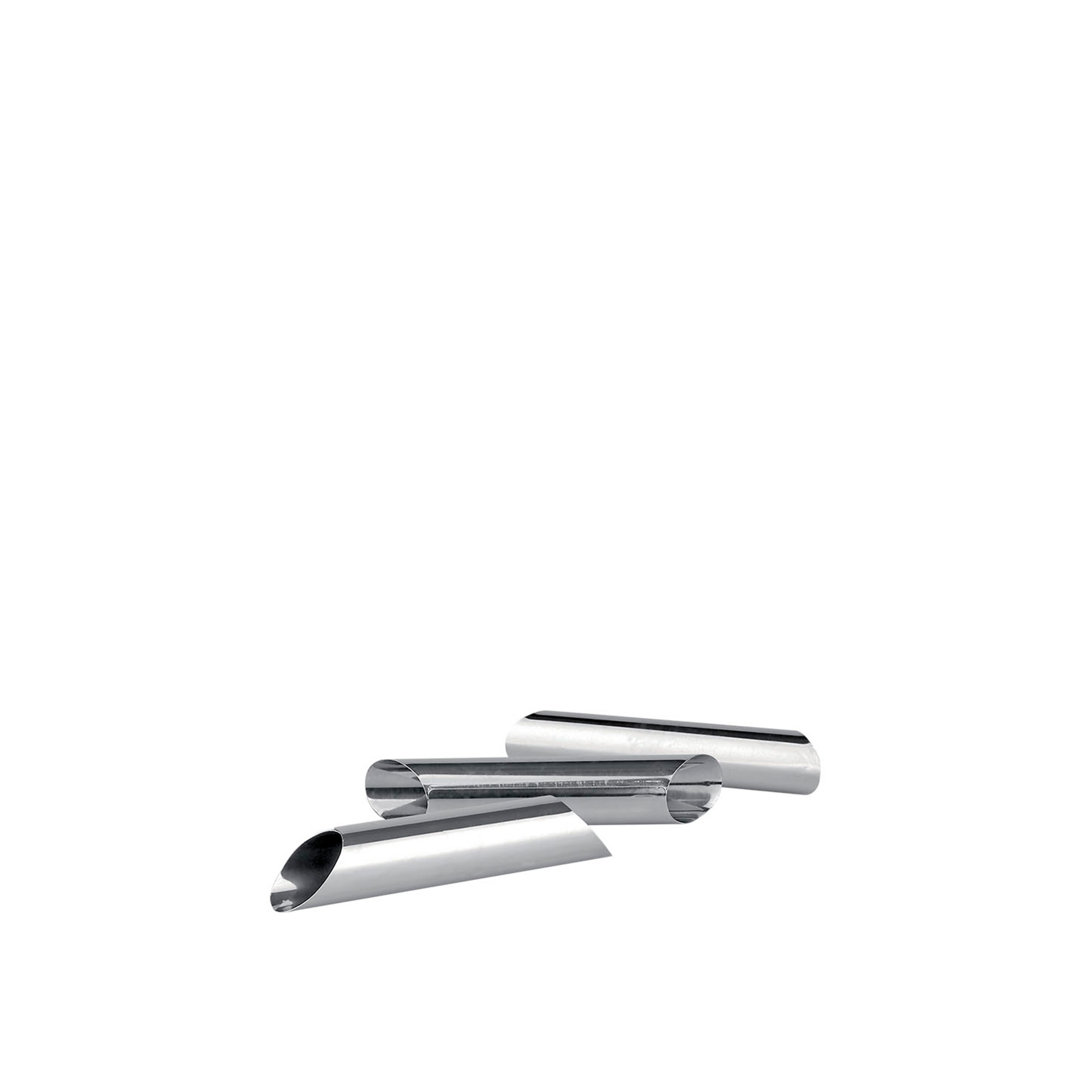 Forma Cilindro Inox 2.5X12.5CM Pack 3