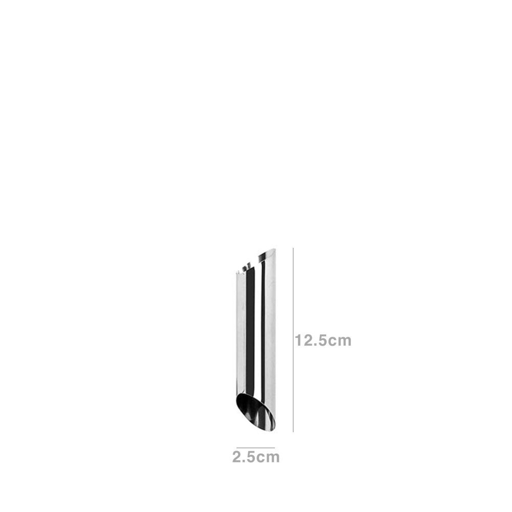 Forma Cilindro Inox 2.5X12.5CM Pack 3