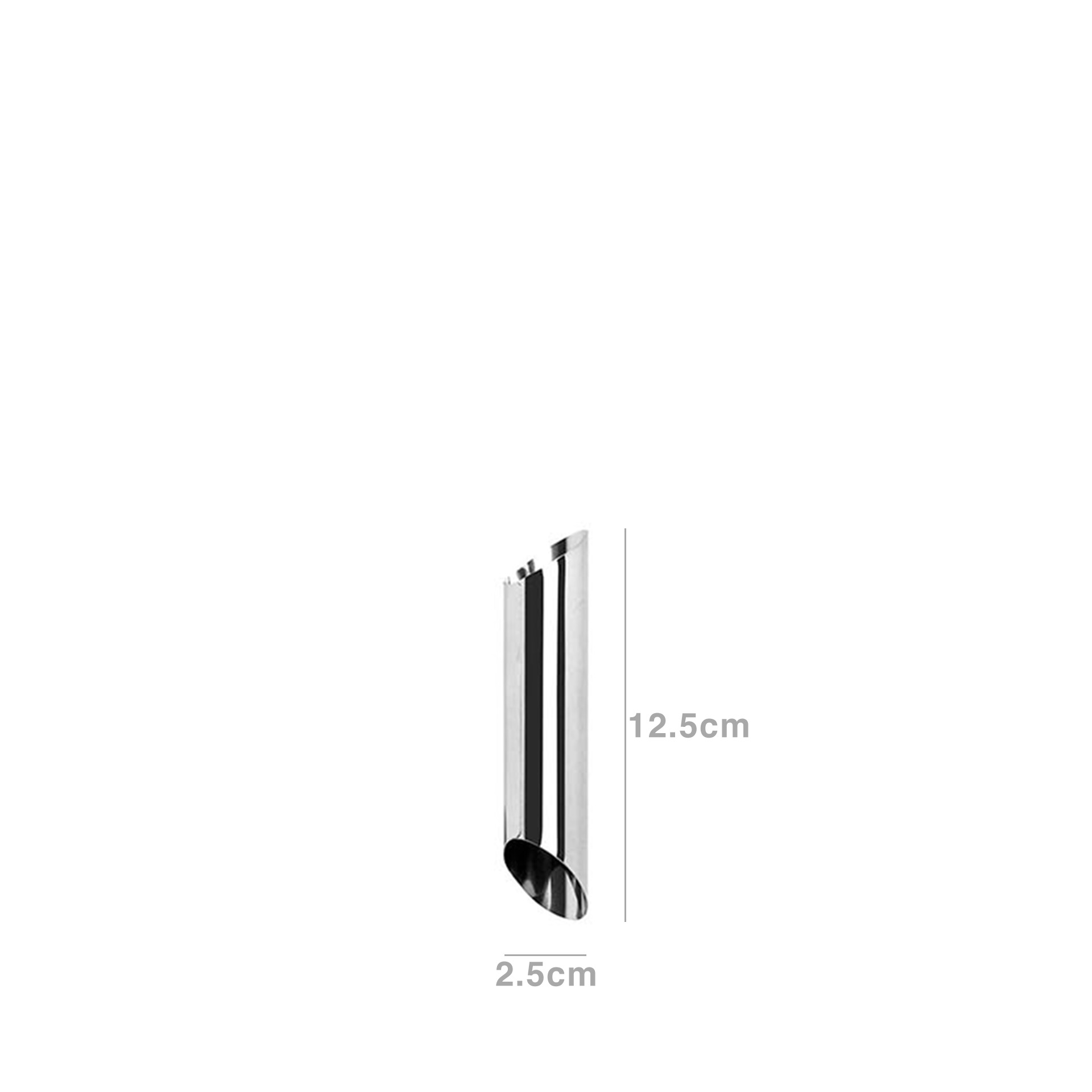 Forma Cilindro Inox 2.5X12.5CM Pack 3
