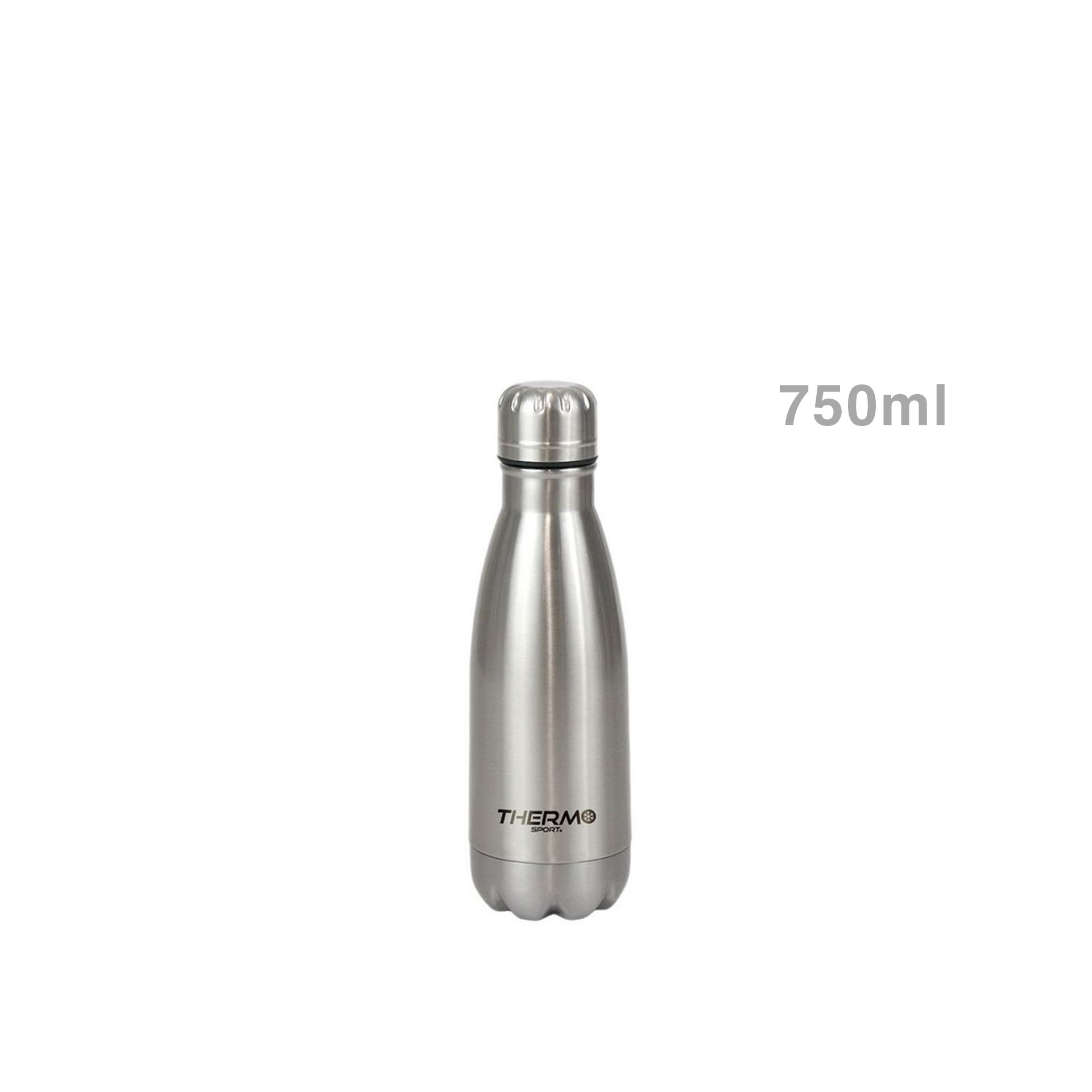 Garrafa Térmica Inox Prateado 750ml