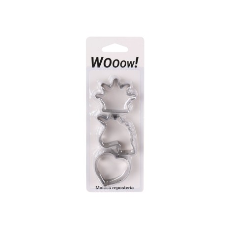 Molde Pastelaria Inox Pack 3 - Image product