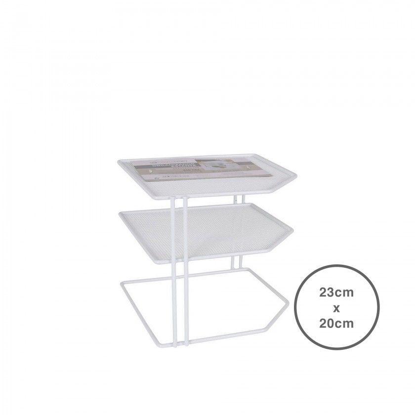 Estante Metal Branco 23X23X20cm Estante Metal Branco 23X23X20cm