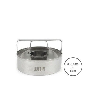 Forma Donuts Inox Redondo 7.5X5cm