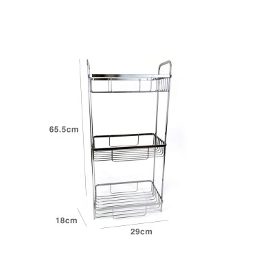 Estante Metal 3 Níveis 29X18X65.5cm