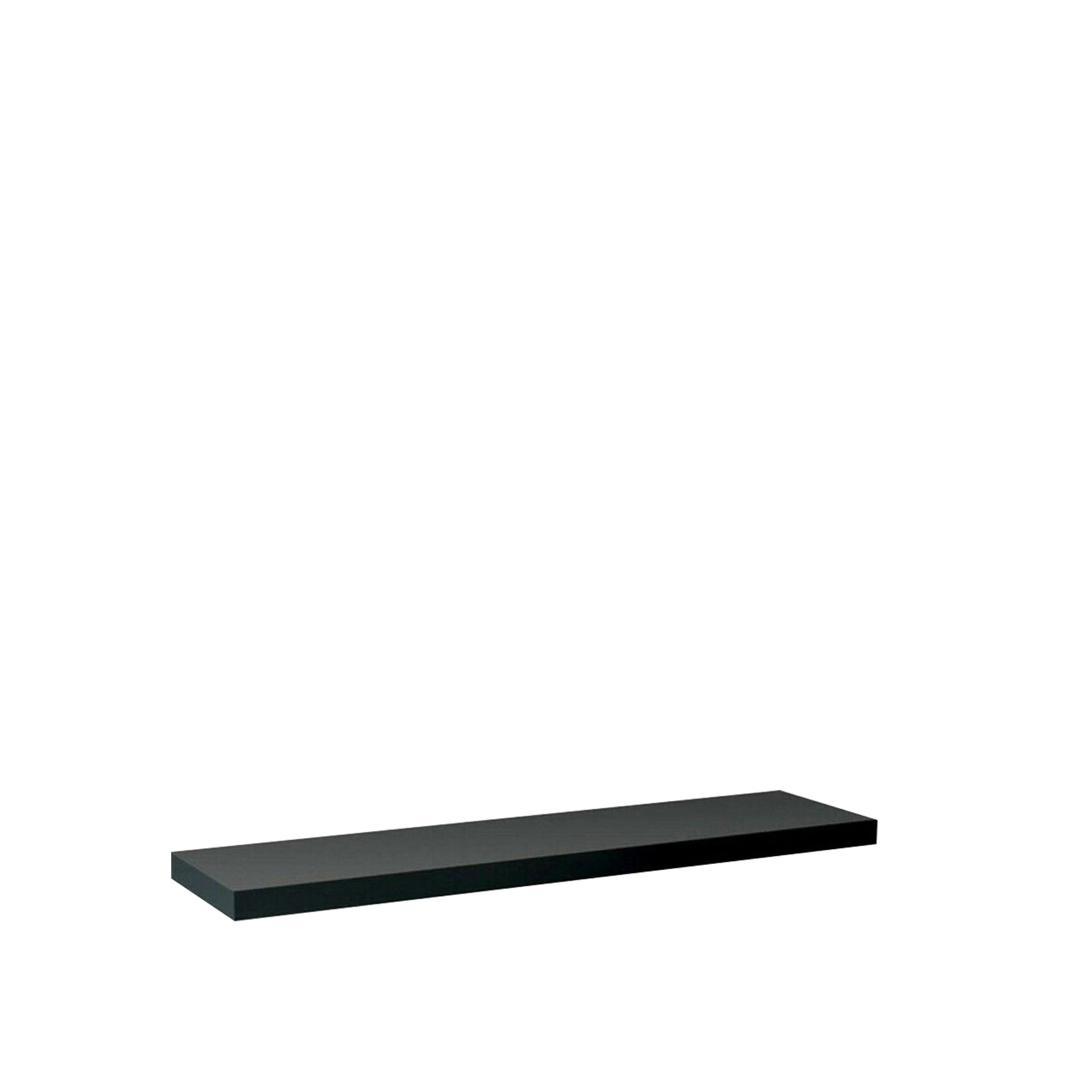 Estante Parede MDF Preto 23.5X80X3.8CM