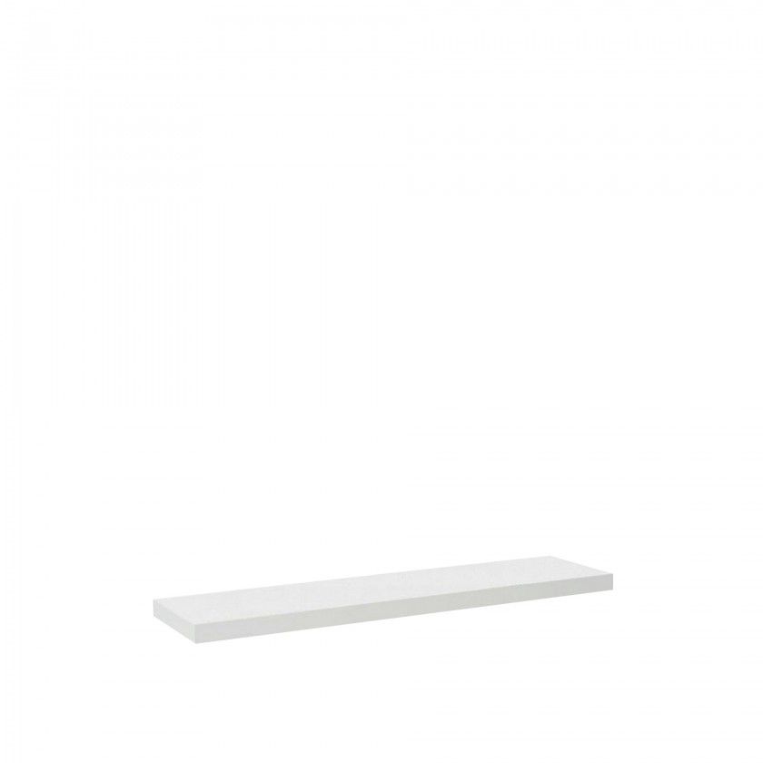 Estante Parede MDF Branco 23.5X80X3.8CM
