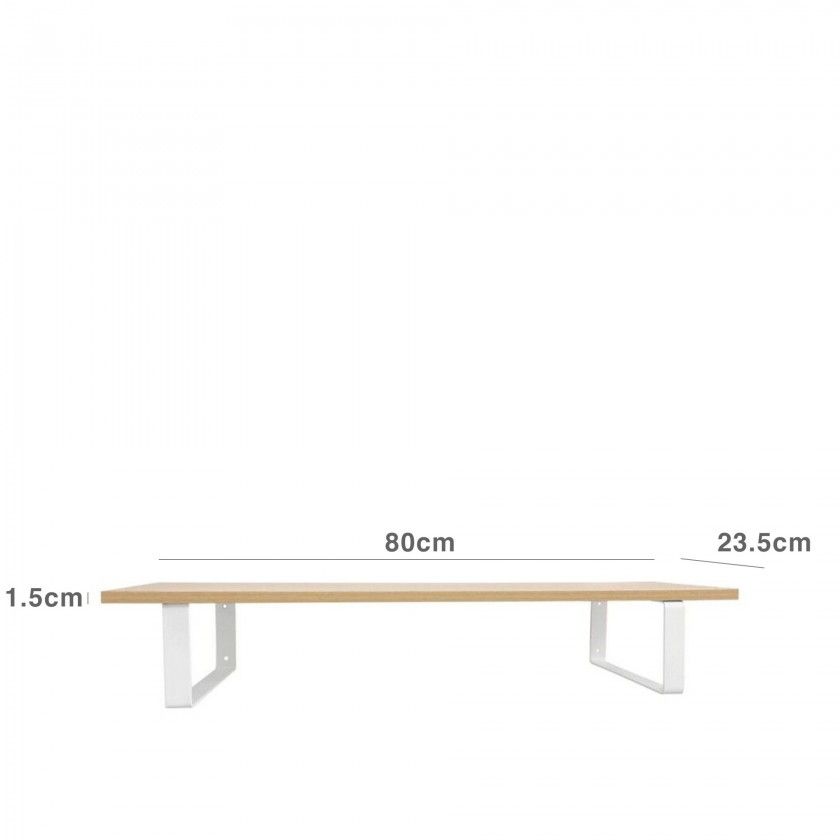 Estante Parede Castanho 80X23.5X1.5CM Estante Parede Castanho 80X23.5X1.5CM