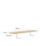 Estante Parede Castanho 60X23.5X1.5CM