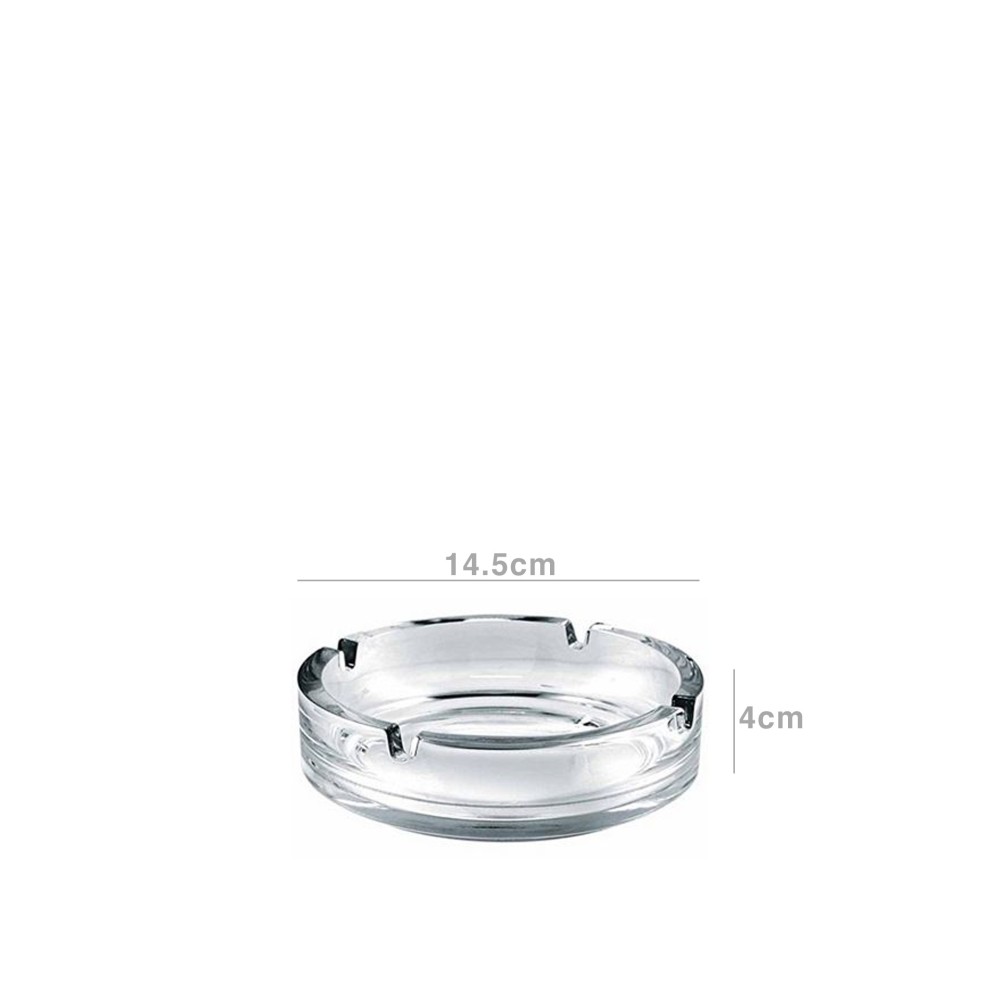 Cinzeiro Vidro Redondo 14.5X4CM
