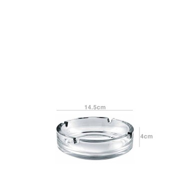 Cinzeiro Vidro Redondo 14.5X4CM