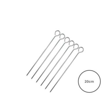 Espeto Metal Pack 6