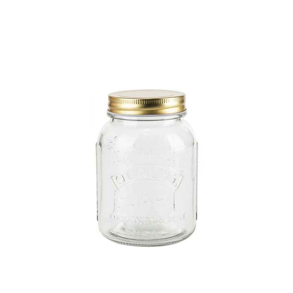Frasco Herm�tico Anna com Tampa Rosca Dourada 0.500ml