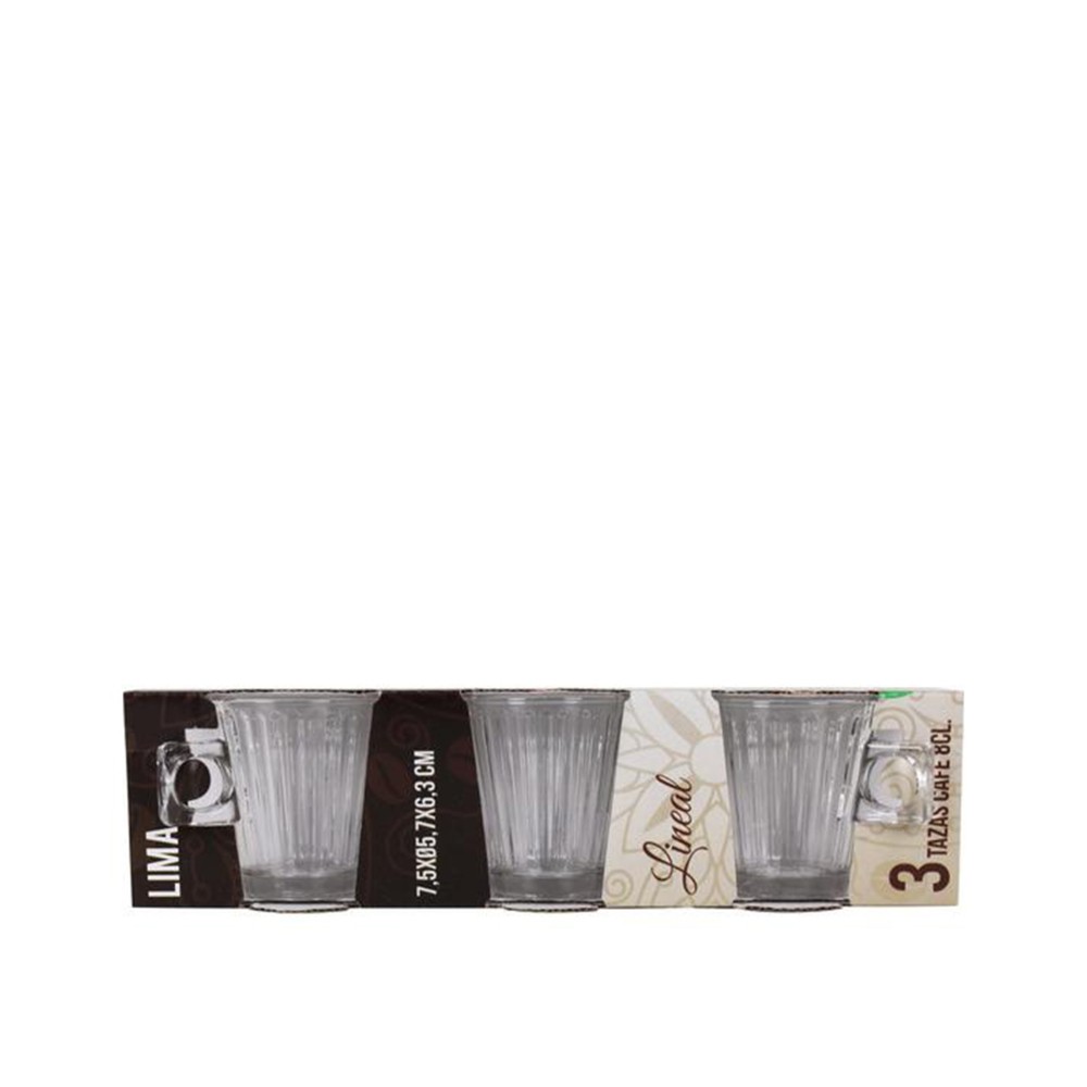 Chávena Café Lima Lineal 8CL Pack 3