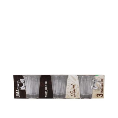 Chávena Café Lima Lineal 8CL Pack 3