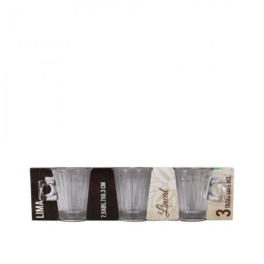 Chávena Café Lima Lineal 8CL Pack 3 Chávena Café Lima Lineal 8CL Pack 3