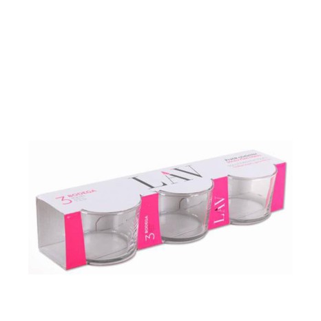 Taça Sobremesa Vidro Bodega 240ml 8X6cm Pack 3 - Image product