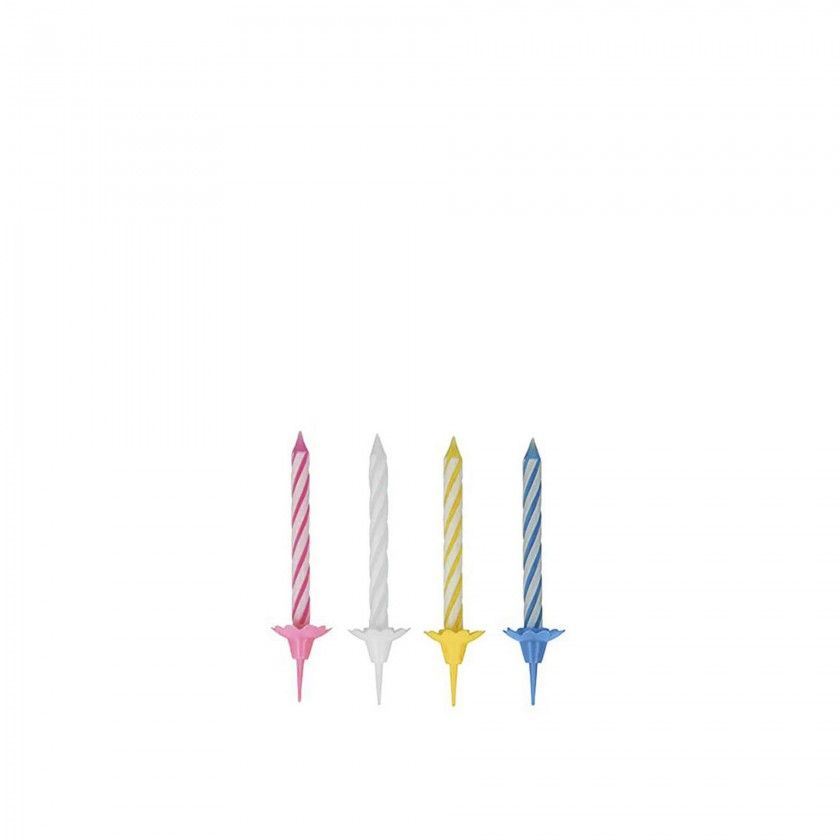 Vela Aniversrio com Suporte Pack 32