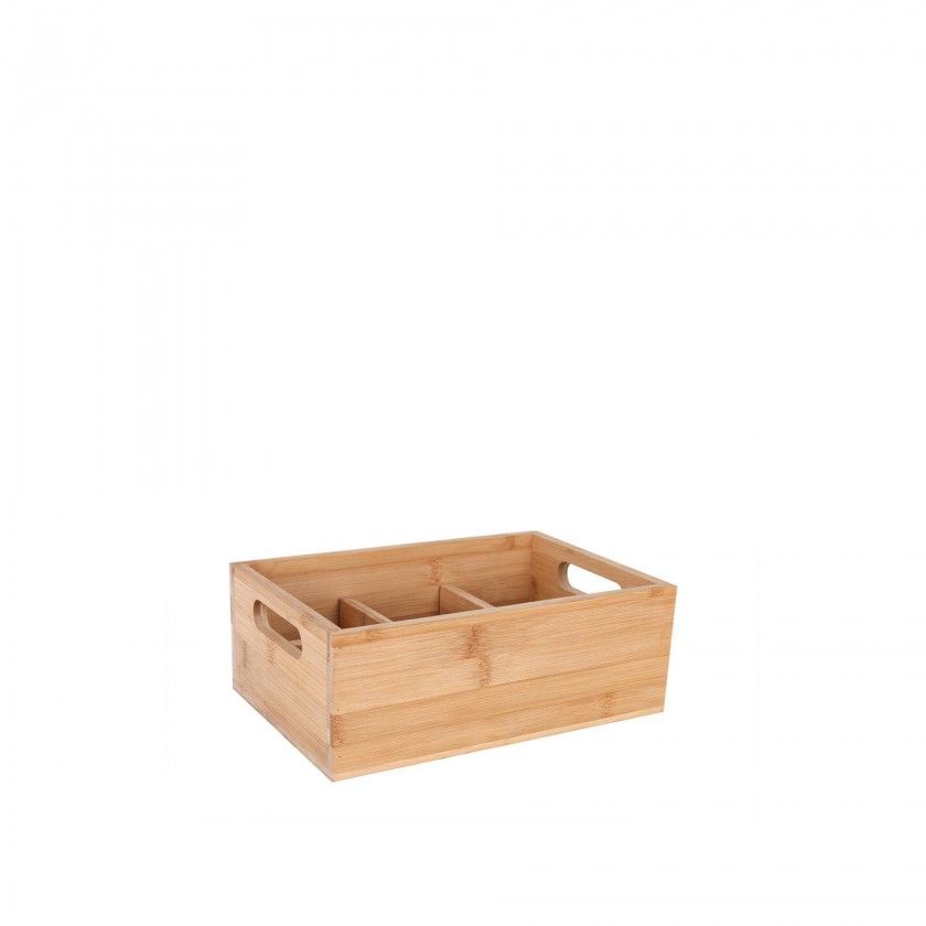 Organizador Mesa Bambu 27X18X10cm