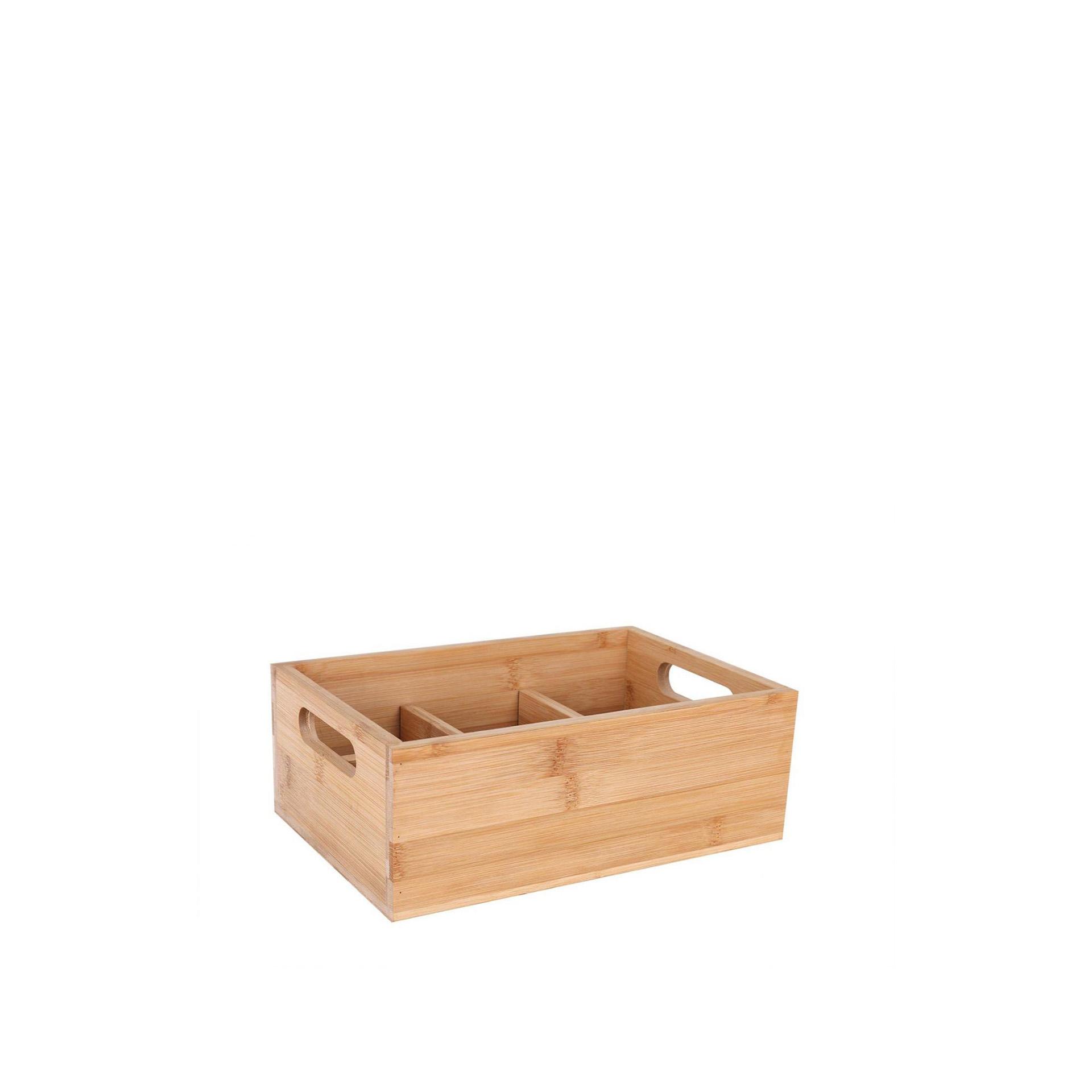 Organizador Mesa Bambu 27X18X10cm