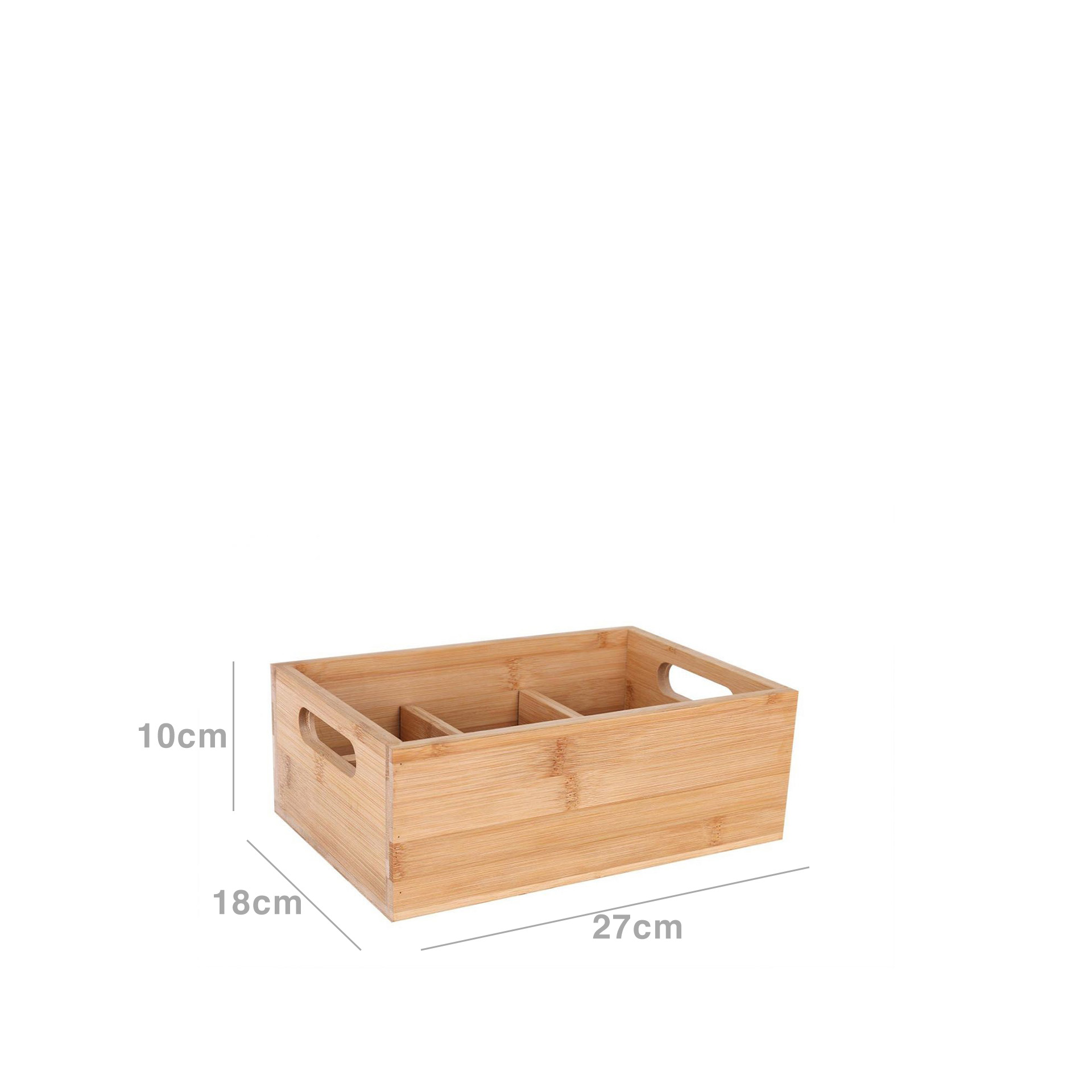 Organizador Mesa Bambu 27X18X10cm