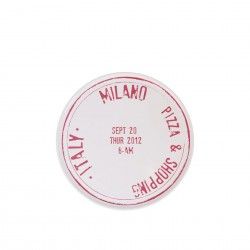 Prato Pizza Letras Vermelhas 32cm