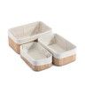 Cesto Organiza��o Bambu 30/28/25CM