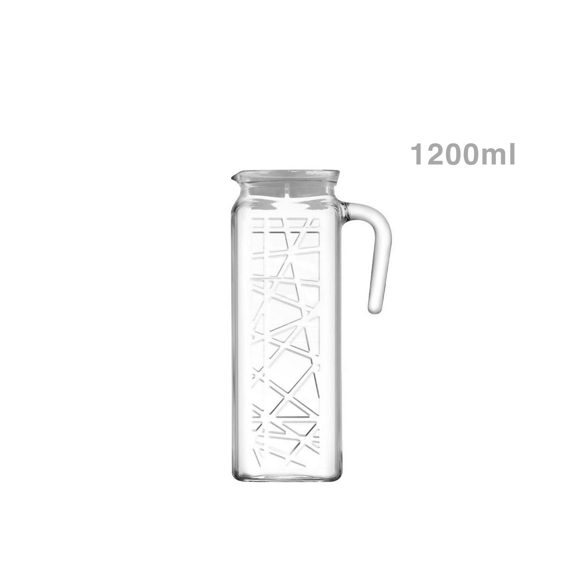 Jarro Vidro com Tampa Line 1.2L