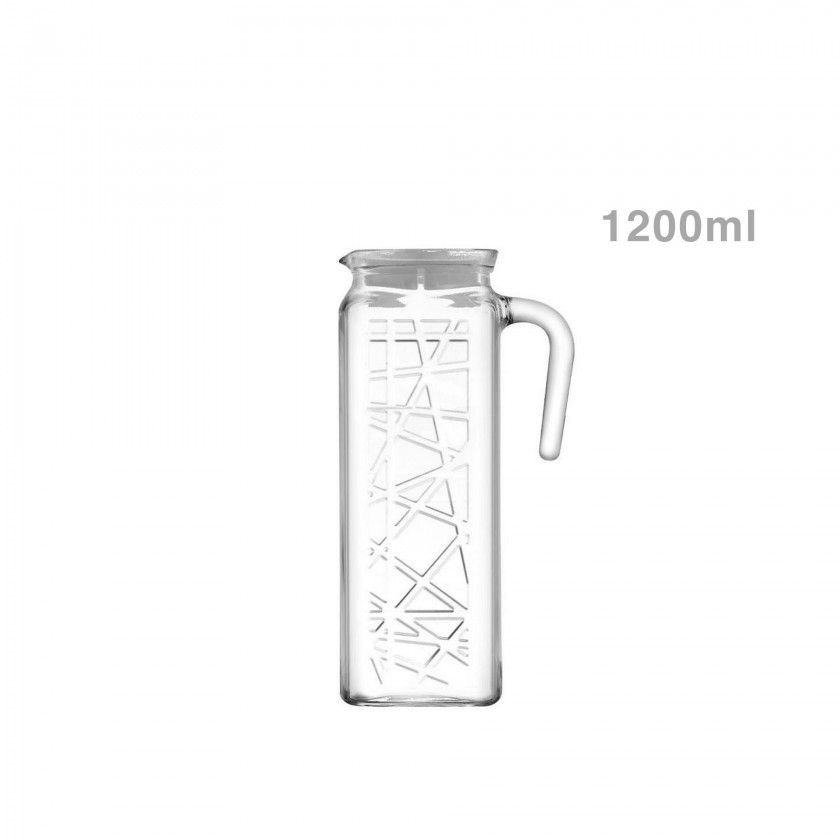 Jarro Vidro com Tampa Line 1.2L