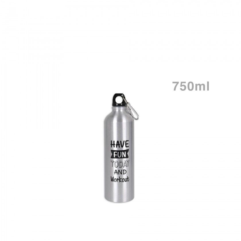 Garrafa Água Alumínio Bewinner Redondo 750ml Garrafa Água Alumínio Bewinner Redondo 750ml