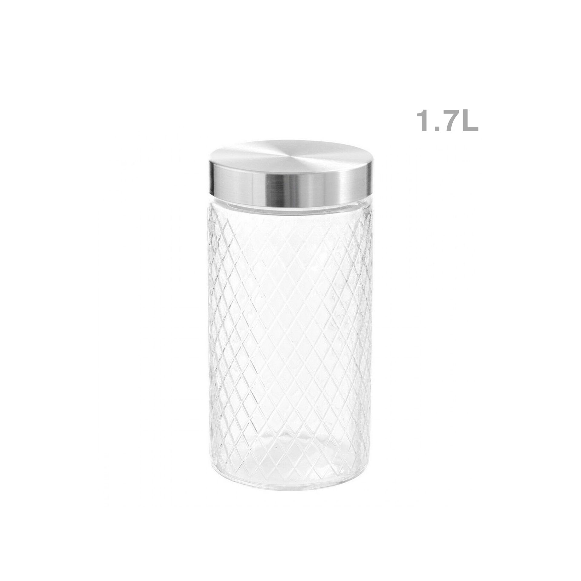 Frasco Hermético Anna com Tampa 1700ml 11X22cm