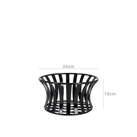 Suporte Metal Redondo Preto 24X13cm - Image product