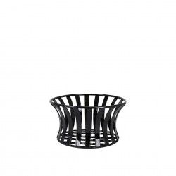 Suporte Metal Redondo Preto 24X13cm